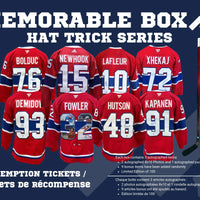 HOCKEY #733 MEMORABLE AUTHENTIC HAT TRICK