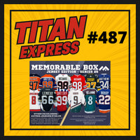 HOCKEY TITAN EXPRESS #487 MEMORABLE BOX JERSEY SERIES 25