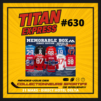 HOCKEY TITAN EXPRESS #630 MEMORABLE BOX JERSEY SERIES 39 LITE