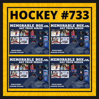 HOCKEY #733 MEMORABLE AUTHENTIC HAT TRICK