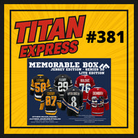 HOCKEY TITAN EXPRESS #381 MEMORABLE BOX JERSEY LITE 30