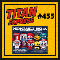 HOCKEY TITAN EXPRESS #455 MEMORABLE BOX JERSEY SERIES LITE 33