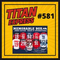 HOCKEY TITAN EXPRESS #581 MEMORABLE BOX JERSEY SERIES 37 (INTERNATIONAL)