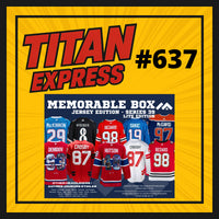 HOCKEY TITAN EXPRESS #637 MEMORABLE BOX JERSEY SERIES 39 LITE