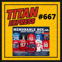HOCKEY TITAN EXPRESS #667 MEMORABLE BOX JERSEY SERIES 39 LITE