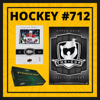 HOCKEY #712 TEAM RANDOM THE CUP - PREMIER 24-25 + SLAFKOVSKY EXQUISITE 99