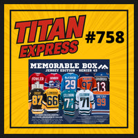 HOCKEY TITAN EXPRESS #758 MEMORABLE BOX JERSEY SERIES 43