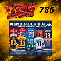 HOCKEY TITAN EXPRESS #786 MEMORABLE BOX JERSEY SERIES 43