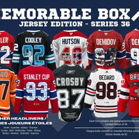 HOCKEY TITAN EXPRESS #572 HIGH END MEMORABLE BOX JERSEY SERIES 36 (INSCRIBED / NUMBERED)