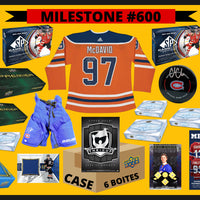 MILESTONE HOCKEY #600 TEAM RANDOM SPECIAL MCDAVID / CAUFIELD