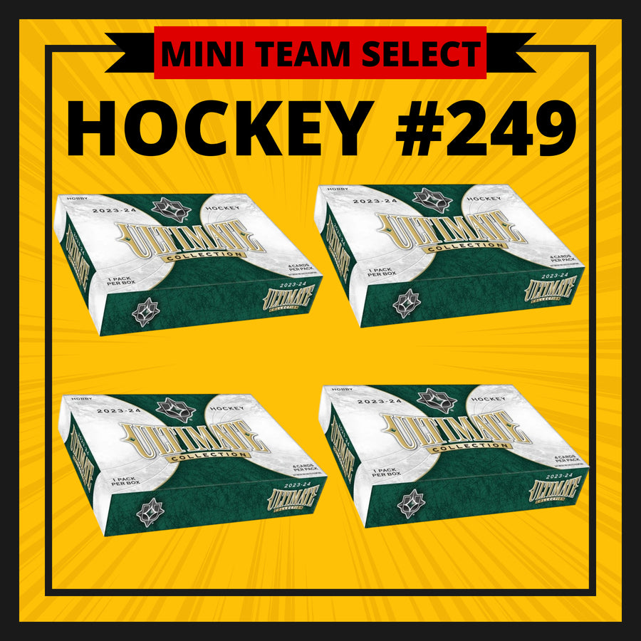 HOCKEY #249 TEAM SELECT MINI (DETROIT, EDMONTON, NEW JERSEY & TORONTO)