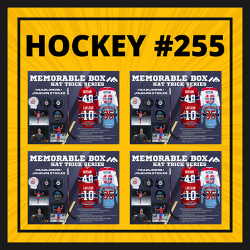 HOCKEY #255 HAT TRICK MEMORABLE BOX