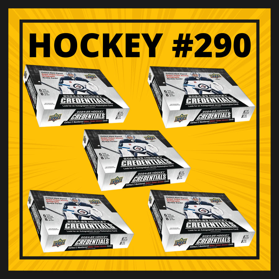 HOCKEY #290 CREDENTIALS 24-25 (5 BOITES)