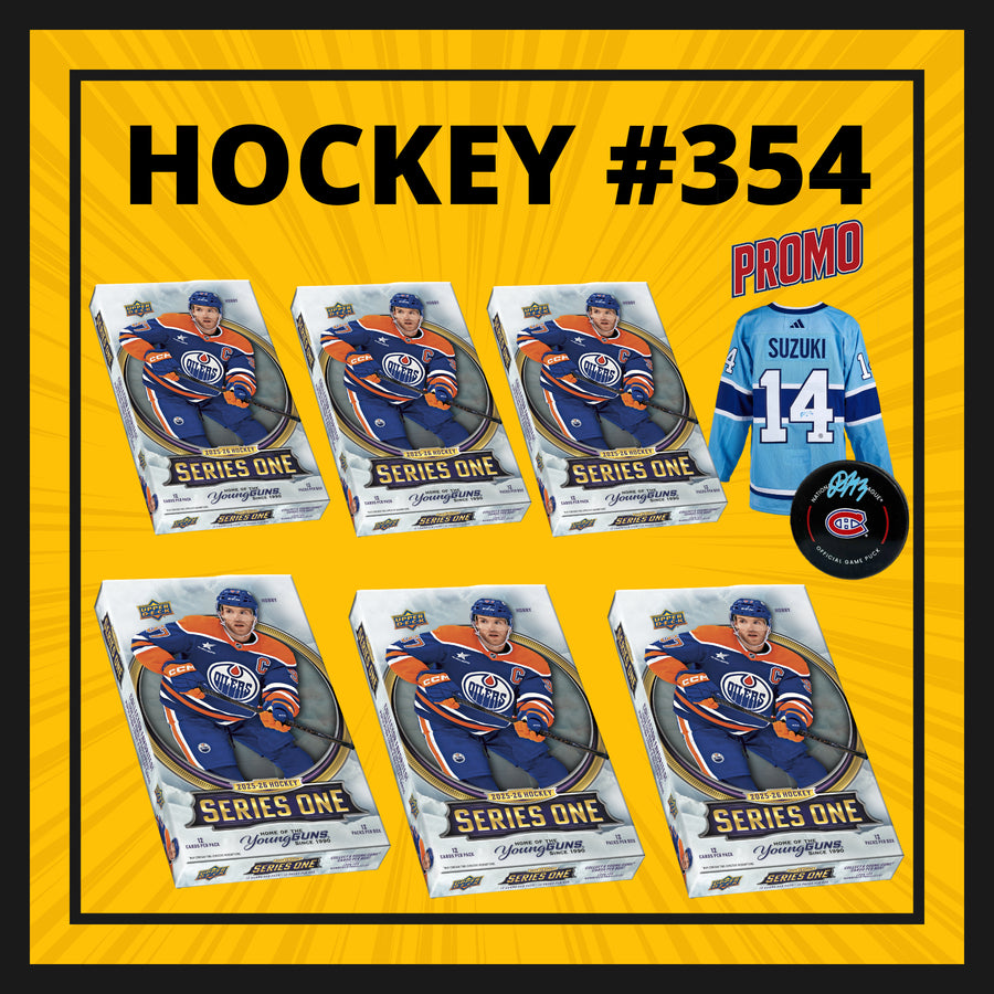 HOCKEY #354 SERIES 1 25-26 (6 BOITES) PROMO JERSEY SUZUKI / PUCK DEMIDOV