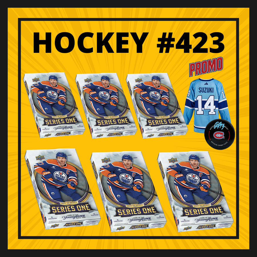 HOCKEY #423 SERIES 1 25-26 (6 BOITES) PROMO JERSEY SUZUKI / PUCK DEMIDOV