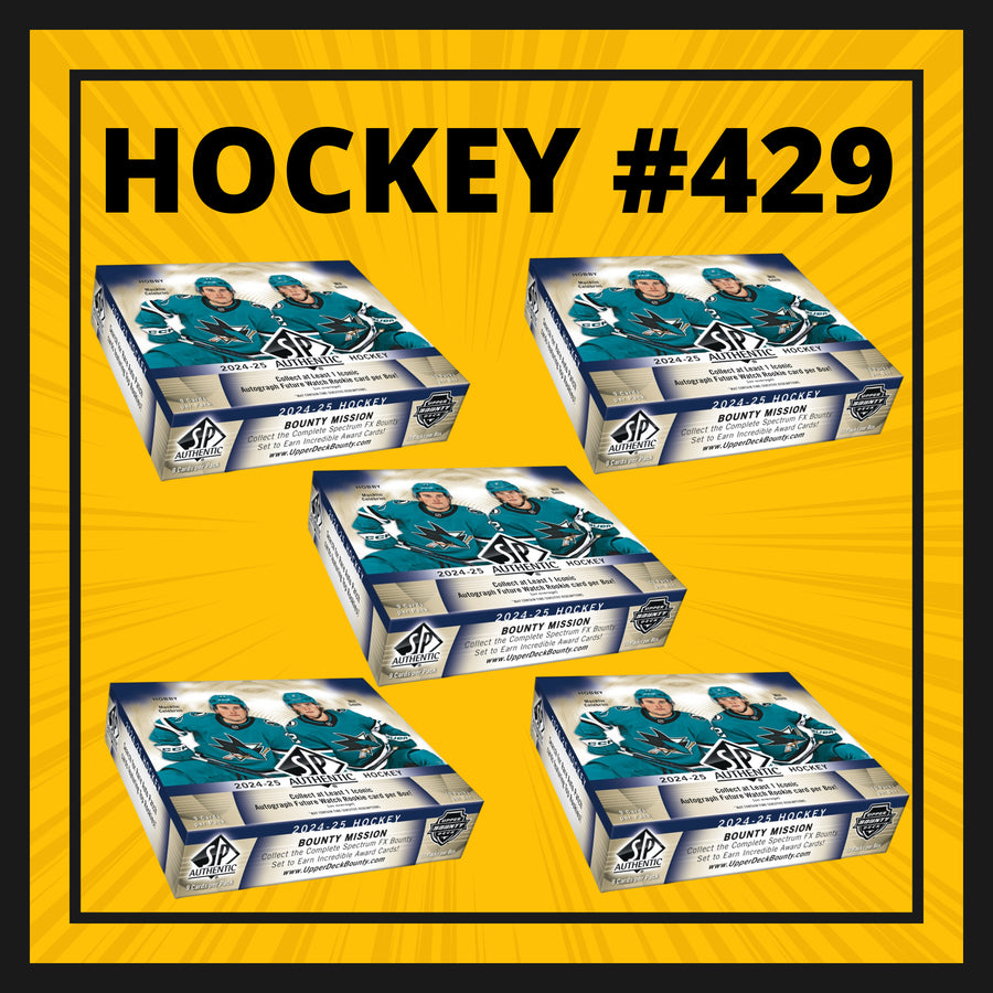 HOCKEY #429 TEAM RANDOM SP AUTHENTIC 24-25 (5 BOXES)