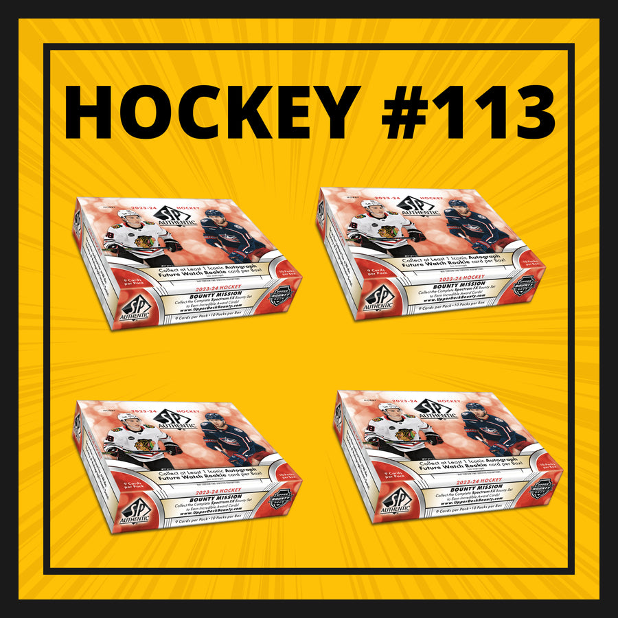 HOCKEY #113 - SP AUTHENTIC 23-24 HOBBY (4 BOITES)