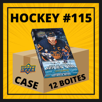 HOCKEY #115 - CAISSE SERIES ONE 24-25 HOBBY (12 BOITES)