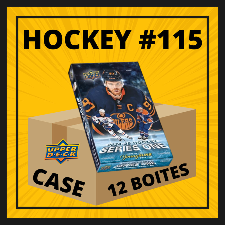 HOCKEY #115 - CAISSE SERIES ONE 24-25 HOBBY (12 BOITES)