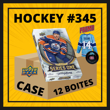 HOCKEY #345 SERIES 1 25-26 CASE (12 BOITES) PROMO JERSEY SUZUKI / PUCK DEMIDOV