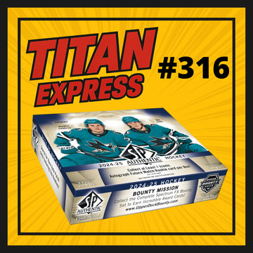 HOCKEY TITAN EXPRESS #316 SP AUTHENTIC 24-25