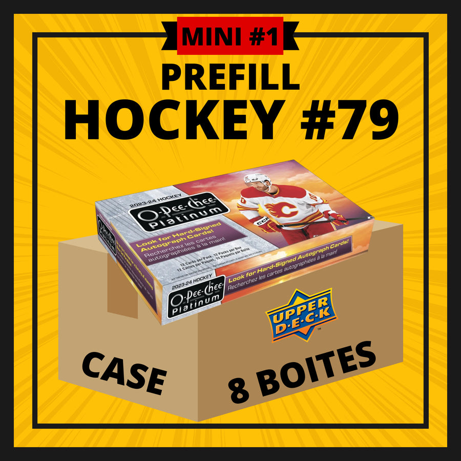 PREFILL HOCKEY #79 Caisse O-PEE-CHEE Platinum 23-24 (8 Boites) - MINI #1
