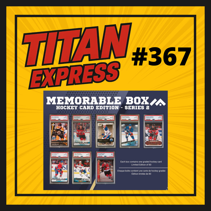 HOCKEY TITAN EXPRESS #367 MEMORABLE BOX CARD EDITION SERIES 2
