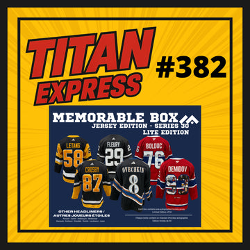 HOCKEY TITAN EXPRESS #382 MEMORABLE BOX JERSEY LITE 30