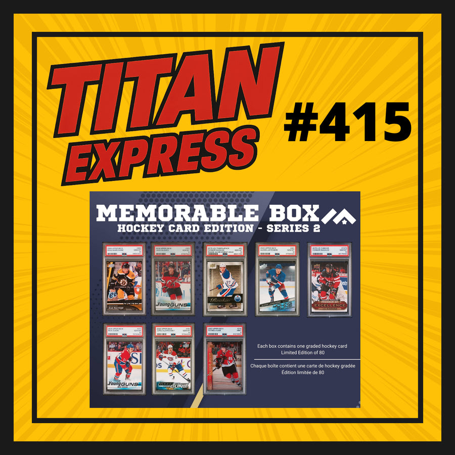 HOCKEY TITAN EXPRESS #415 MEMORABLE BOX CARD EDITION 2