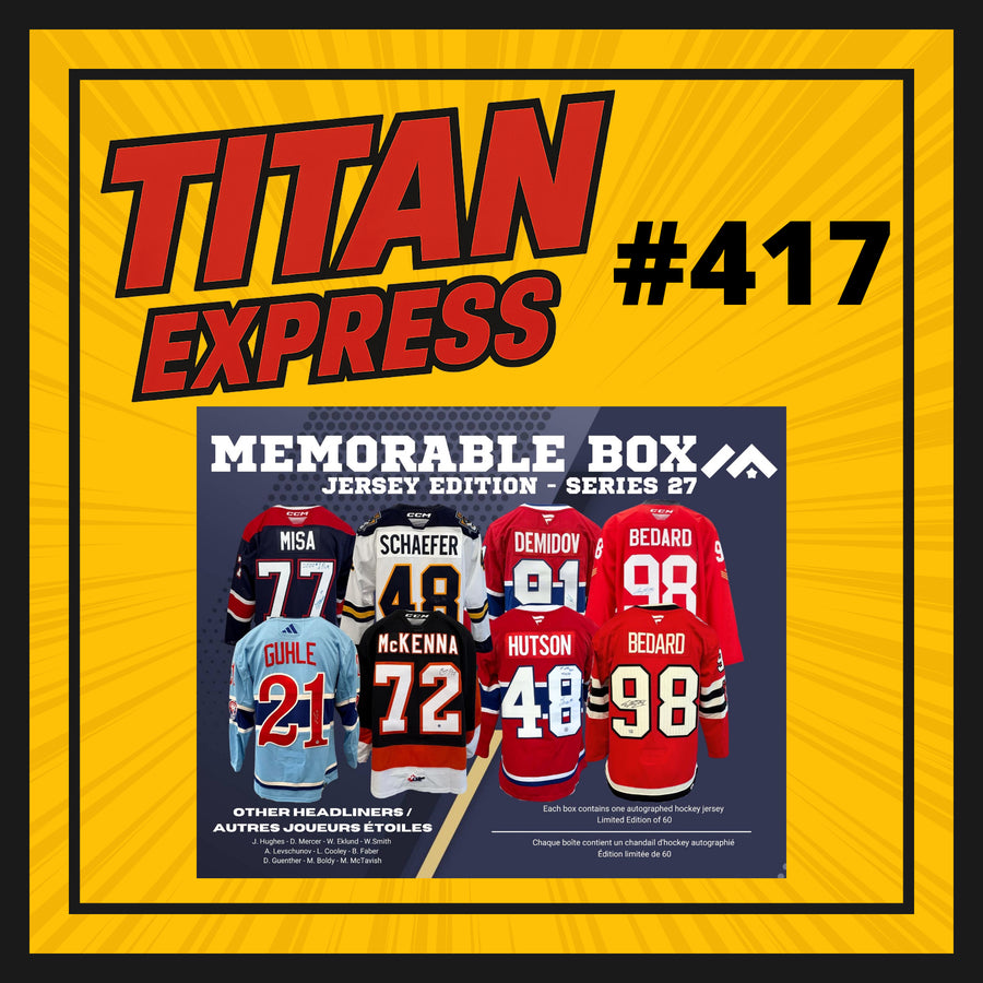 HOCKEY TITAN EXPRESS #417 MEMORABLE BOX JERSEY SERIES 27