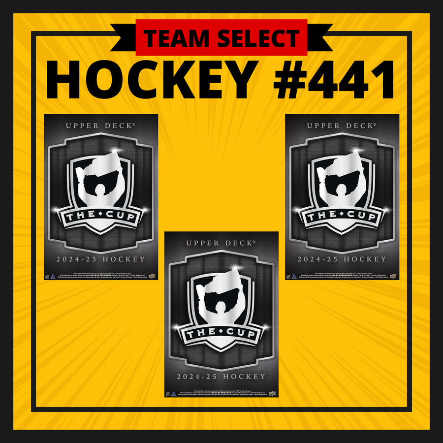 HOCKEY #441 TEAM SELECT THE CUP 24-25 (3 BOXES) (1/2 CASE)