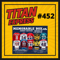 HOCKEY TITAN EXPRESS #452 MEMORABLE BOX JERSEY SERIES LITE 33