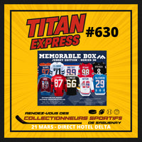 HOCKEY TITAN EXPRESS #630 MEMORABLE BOX JERSEY SERIES 39 LITE