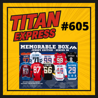 HOCKEY TITAN EXPRESS #605 MEMORABLE BOX JERSEY SERIES 38