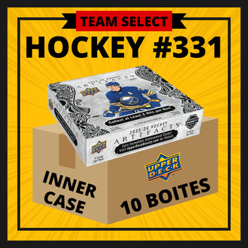 HOCKEY #331 TEAM SELECT ARTIFACTS HOCKEY 25/26 (10 BOXES) (INNER CASE)