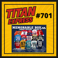 HOCKEY TITAN EXPRESS #701 MEMORABLE BOX JERSEY SERIES 41