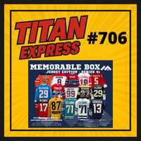 HOCKEY TITAN EXPRESS #706 MEMORABLE BOX JERSEY SERIES 41
