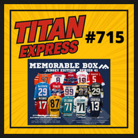 HOCKEY TITAN EXPRESS #715 MEMORABLE BOX JERSEY SERIES 41