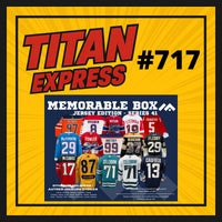 HOCKEY TITAN EXPRESS #717 MEMORABLE BOX JERSEY SERIES 41
