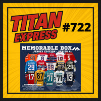 HOCKEY TITAN EXPRESS #722 MEMORABLE BOX JERSEY SERIES 41