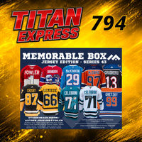 HOCKEY TITAN EXPRESS #794 MEMORABLE BOX JERSEY SERIES 43