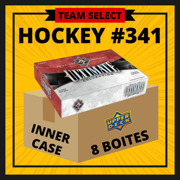 HOCKEY #341 TEAM SELECT ULTIMATE COLLECTION HOCKEY 24/25 (8 BOXES) INNER CASE