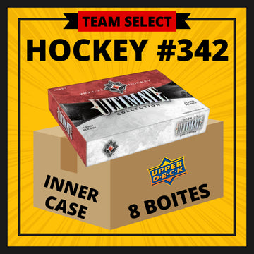 HOCKEY #342 TEAM SELECT ULTIMATE COLLECTION HOCKEY 24/25 (8 BOXES) INNER CASE