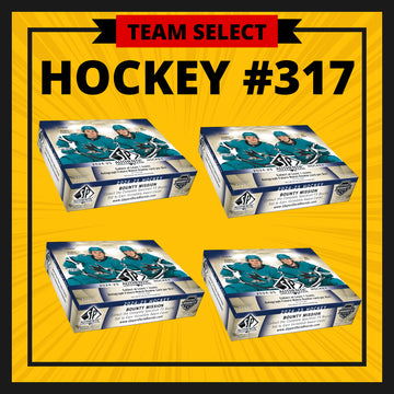 HOCKEY #317 TEAM SELECT SP AUTHENTIC HOCKEY 24/25 (4 BOXES)