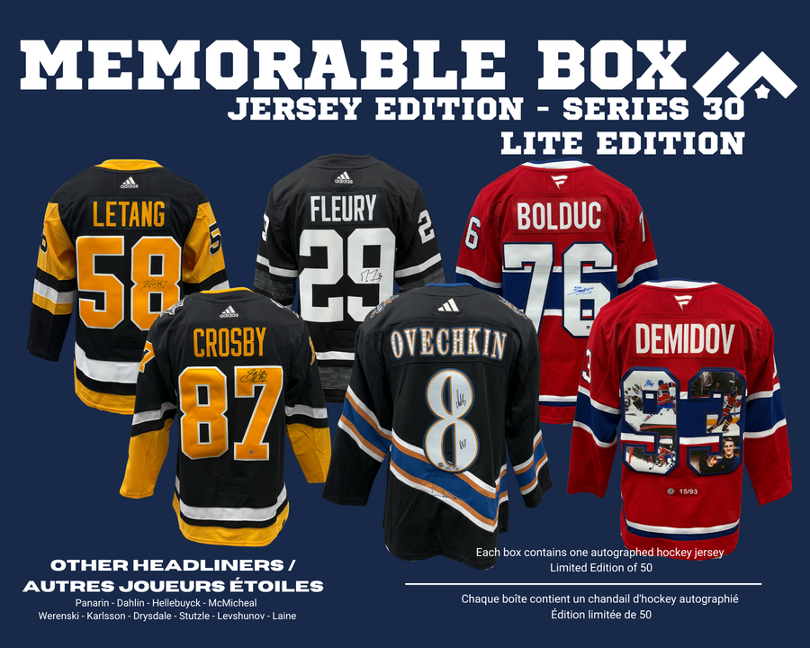 HOCKEY TITAN EXPRESS #368 MEMORABLE BOX JERSEY LITE 30