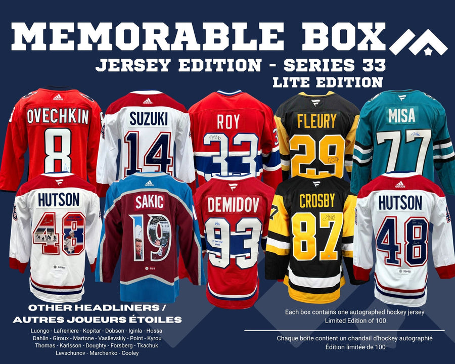 HOCKEY TITAN EXPRESS #436 MEMORABLE BOX JERSEY SERIES LITE 33