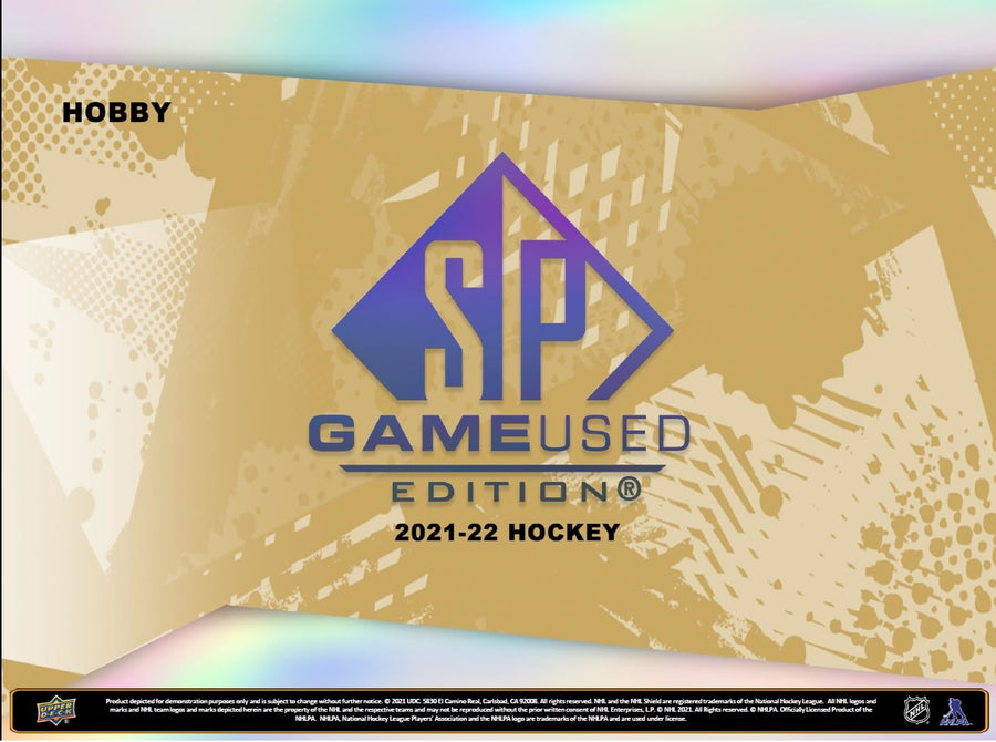 2021-22 Upper Deck Sp Game Used Hockey Hobby